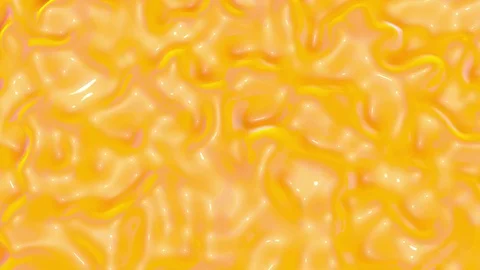 Yellow abstract animated background. smooth yellow wave surface. 3d render Stock Footage 125032734