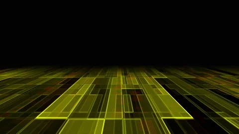Yellow abstract animated motion background. Digital technology animation wi.. Stock Footage 295194975