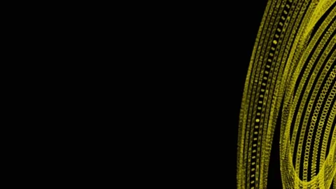 A Yellow abstract animation for a title sequence Stock Footage 155223706