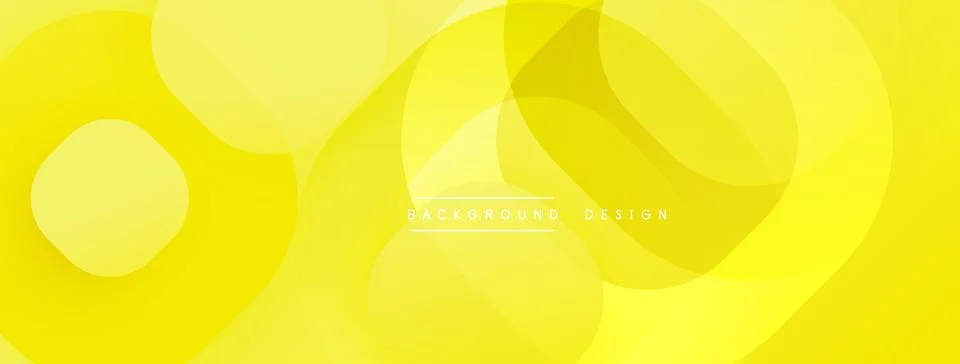 Yellow abstract backdrop. Overlapping circles create soft gradients, modern 스톡 일러스트
