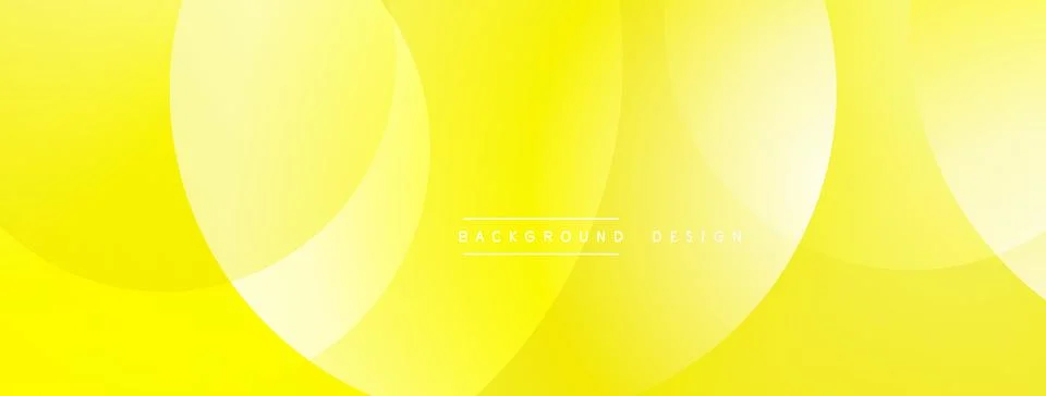 Yellow abstract backdrop. Overlapping circles create soft gradients, modern 스톡 일러스트