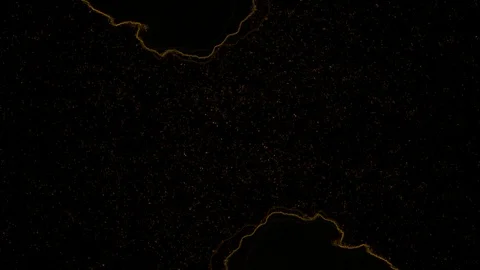 Yellow abstract background on black Stock Footage 125702722