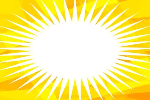 Yellow abstract background comics bubble Stock Illustration