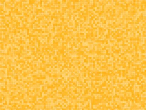 Yellow abstract background composed of small cubes Stock Illustration