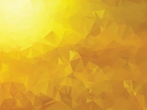 Yellow abstract background composition of triangles Stock-Illustration