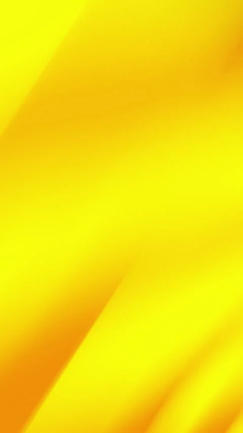 Yellow abstract background displays smooth flowing waves seamless loop Vidéo 332122357