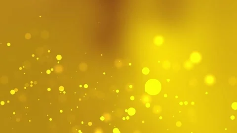 Yellow abstract background with glowing circles and bokeh. Great for designs Video stock 319413523