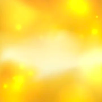 Yellow abstract background with light spots and stars. Honey color Stock Illustration