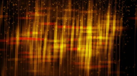 Yellow abstract background snowflake LOOP Stock Footage 44425489