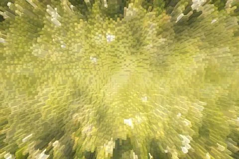 The yellow abstract background from square shape blocks. Geometric illustrati Stock Illustration