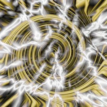 Yellow abstract background texture, psychedelic. Stock Illustration