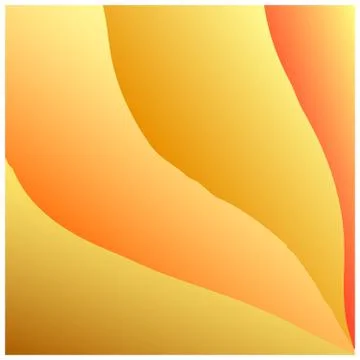 Yellow abstract background with waves Stock Illustration