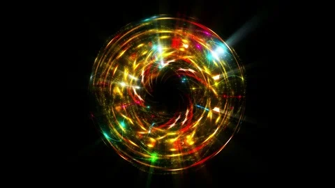 Yellow abstract beautiful motion sphere background 4K UHD Stock Footage 71218939