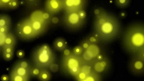 Yellow abstract bokeh background sparkling lights effect Stock Footage 226431362