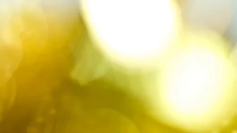 Yellow abstract bokeh lights, subtle on a background Video stock 125649598