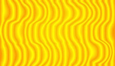 Yellow Abstract Distorted Wavy Lines Background 库存插图