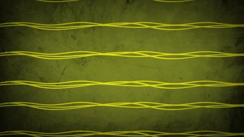 Yellow Abstract flowing Fluid waves of strips over textured background Video stock 272638486