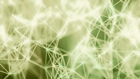 Yellow Abstract Futuristic Sci-Fi Polygonal Colored Lines Motion Background Stock Footage 95638083