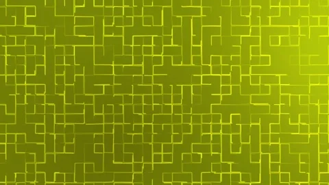 Yellow abstract geometric shapes technology grid texture tech background Stock-Footage 272650330