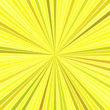 Yellow abstract hypnotic ray burst stripe background - vector exlosive design 库存插图