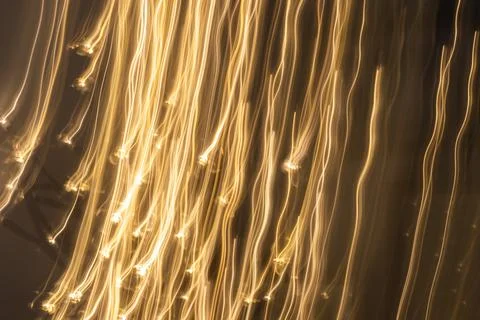 Yellow abstract lights Foto stock