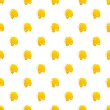 Yellow abstract liquid fluid blob organic pattern Stock Illustration
