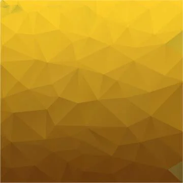 Yellow Abstract Low Poly Geometric Gradient Polygonal Background Stock Illustration
