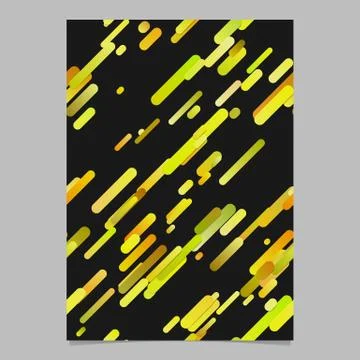 Yellow abstract modern diagonal gradient stripe pattern poster background Illustrazione stock