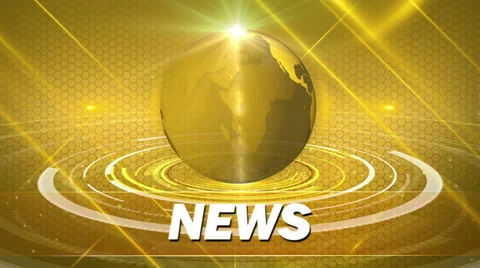 Yellow abstract for news background Stock Footage 40753797