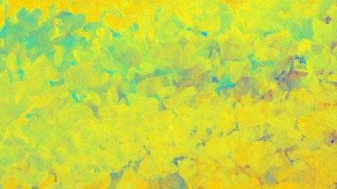 Yellow Abstract Oil Paint Texture Stock Illustration