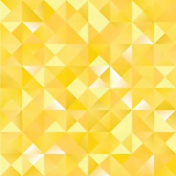 Yellow Abstract Pattern - Triangle and Square pattern in yellow and orange Illustrazione stock