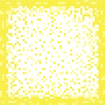 Yellow abstract pixel background. Pixel art. Stock-Illustration