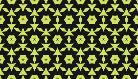 Yellow . abstract seamless geometric pattern. for wallpapers, web page backgr Stock Illustration