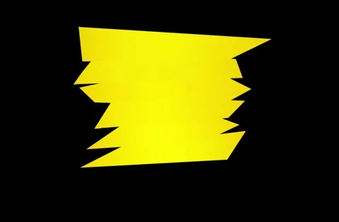 Yellow Abstract Text Box Animation Stock Footage 332723018