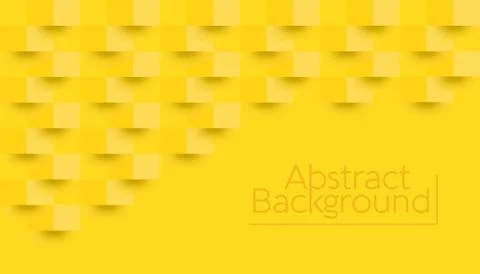 Yellow abstract texture. Vector background 3d Stock Illustration