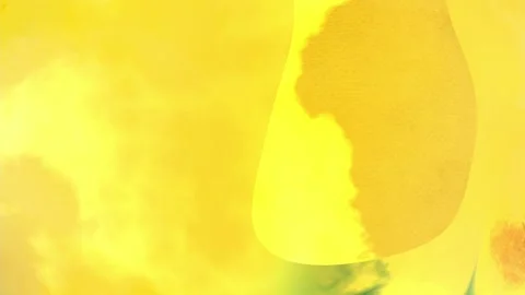 Yellow abstraction, animation Stock Footage 154155927