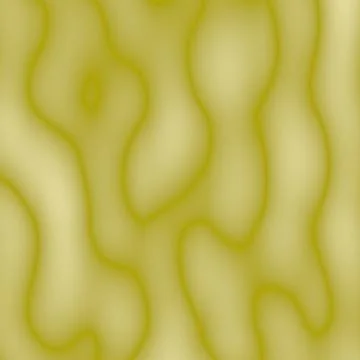 Yellow abstraction with blurred patterns. Curves, vertical lines.  Stock Illustration