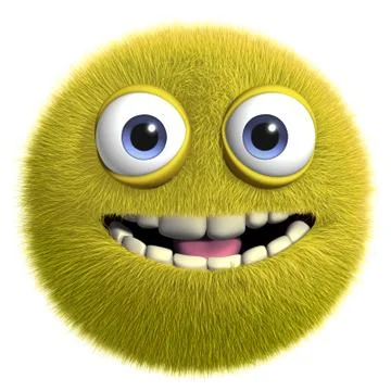 Yellow alien 스톡 일러스트