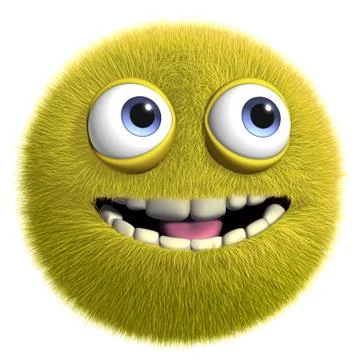 Yellow alien Stock-Illustration