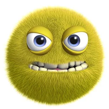 Yellow alien Stock-Illustration