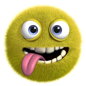 Yellow alien Stock-Illustration