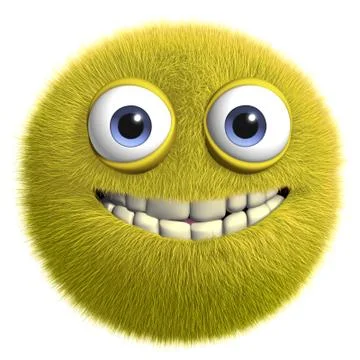 Yellow alien Stock-Illustration