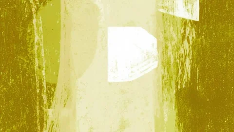 Yellow Analog Grunge Overlay Background Seamless Loop Vídeo Stock 328337421