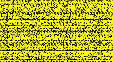 Yellow and black abstract pattern, Detailed organic texture backdrop, High co Stock Illustration