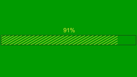 Yellow and black loading green Stock Footage 222395372