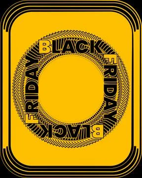 Yellow and black-themed backdrop that encapsulates the spirit of the black 库存插图