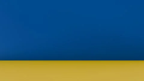 A yellow and blue background with horizontal color separation, reminiscent .. Stock Illustration