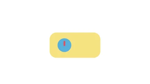 Yellow and blue game controller icon, symbolizing gaming and interactive en.. 스톡 동영상 333606916