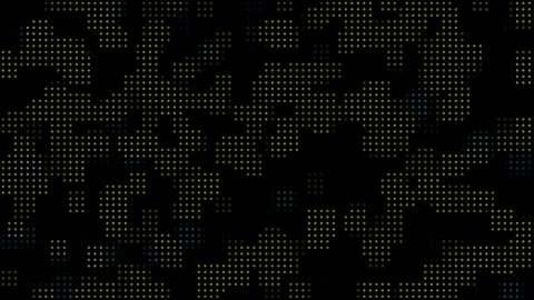 Yellow and blue particles background Video stock 240734424