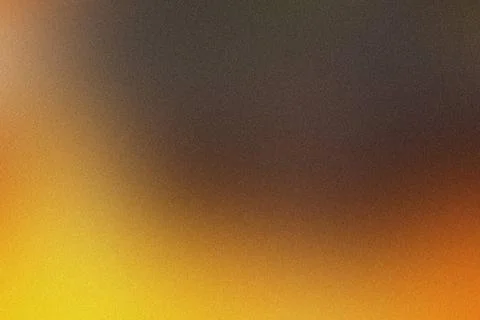 Yellow and brown gradient background with grain texture, perfect for socia... Stock Photos